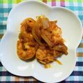 チェックのミニくま's cooksnap of when they made *めちゃくちゃ簡単☆辛いエビチリ*.