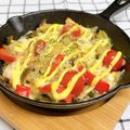 ゆづキッチン's cooksnap of when they made 野菜＆キノコのカレー風味トースター焼き.