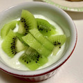 sayaendo＊'s cooksnap of when they made 美肌♡はちみつキウイヨーグルト.