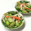 にきけん's cooksnap of when they made 胡瓜とカニカマの酢のもの.