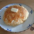 mikan_♪'s cooksnap of when they made 小麦粉 と 重曹でも！ ホットケーキ風.