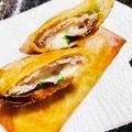 kinniko's cooksnap of when they made 簡単で間違いない♡豚しそチーズ春巻き.