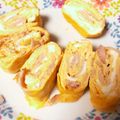 machan37's cooksnap of when they made お弁当☆ハムの入った洋風卵焼き.