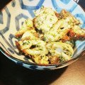 えりぺこ's cooksnap of when they made 超簡単5分！ちくわと豆腐の青のりマヨ炒め.
