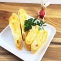 horseland's cooksnap of when they made お弁当に✿カニカマ1本で塩麹卵焼き.
