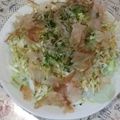 まろん☆'s cooksnap of when they made 絶対美味しい！お好み焼き風キャベツサラダ.