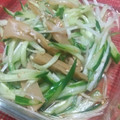 ☆☆あっきん☆☆'s cooksnap of when they made 胡瓜とメンマの中華風おつまみ.