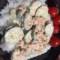 クック2H9MD0☆'s cooksnap of when they made きゅうりと鮭フレークのマヨサラダ.