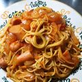 ◎ながちゃん◎'s cooksnap of when they made 時短レシピ　圧力鍋でパスタ！ゆで２分！！.