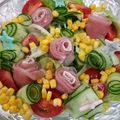 しぃーむ's cooksnap of when they made お花畑サラダ 記念日・パーティーなどに.