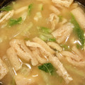 アリエちゃん's cooksnap of when they made 白菜と油揚げの味噌汁.