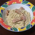 madamcook's cooksnap of when they made 牛乳でクリーミーに！絶品カルボナーラ.