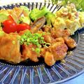 gomapon's cooksnap of when they made 鶏もも肉&もやし～ステーキソースがけ～.