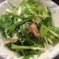 ベティ３'s cooksnap of when they made 水菜とツナのマヨサラダ.