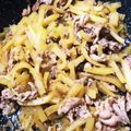 Q1023かんなママ's cooksnap of when they made 豚肉とパパイヤの炒めもの.