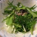 ベティ３'s cooksnap of when they made 【時短レシピ】水菜と塩昆布のサラダ.