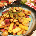マックスの母's cooksnap of when they made さつまいもの和風ガーリックバター炒め.