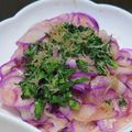 きのっぴぃ２号's cooksnap of when they made シンプル美味！紫大根のしらすドレサラダ.