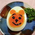 みっちゃん❇️68's cooksnap of when they made ゆで卵プーさん.