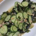 ナーちゃん's cooksnap of when they made きゅうりとわかめとツナの酢の物.