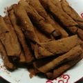 Japanisch's cooksnap of when they made 餃子の皮であんこ巻いちゃいました！.