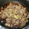はるいろいちご's cooksnap of when they made 牛肉のすき煮♪うどん・蕎麦・丼・お弁当！.