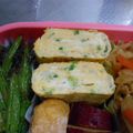 お塩と砂糖's cooksnap of when they made お弁当に❀葱とじゃこの卵焼き.