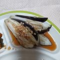 Akkers's cooksnap of when they made 薬味たっぷり！レンジdeかんたん蒸しなす.