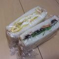 きらり流れ星's cooksnap of when they made 薫の黒にんにくサンドイッチ.