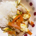 あたむ❤189's cooksnap of when they made 魚・タラと卵の炒めもの♪簡単.