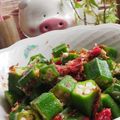 yappyパクパク's cooksnap of when they made オクラのうめおかか和え～♪.