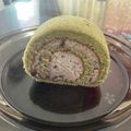 クックXEBM04☆'s cooksnap of when they made しっとりフワフワ抹茶ロールケーキ.