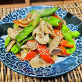 料理男子部's cooksnap of when they made 豚肉なすピーマンししとう炒め.