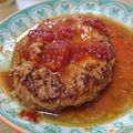 れん月's cooksnap of when they made ふわふわ♬トマトソースの煮込みハンバーグ.