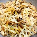 ★イワンコフ☆'s cooksnap of when they made レンコンと豚肉の粒マスタード炒め♪.