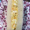 わたるんママ's cooksnap of when they made 和辛子がピリリ！贅沢タマゴサンド.
