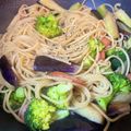pink710's cooksnap of when they made なすとベーコンの和風パスタ.