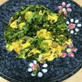 マダムスカーレット's cooksnap of when they made 捨てないで！キャベツの外葉で卵炒め.