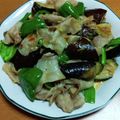 55才のおじさん's cooksnap of when they made 簡単　豚バラと茄子のピリ辛味噌炒め.