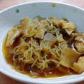 虹透夜's cooksnap of when they made 大根とお揚げの煮付け.