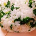 こずっぺ's cooksnap of when they made 大根菜炒めおにぎり.