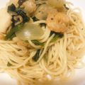 クックB2V6BA☆'s cooksnap of when they made ニンニク香る！シーフードミックスパスタ.