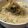 Makitan♡'s cooksnap of when they made オートミールでキムチチーズ粥.