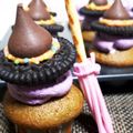 ぽんぽこ♩'s cooksnap of when they made * ハロウィン ♡ 魔女のカップケーキ♪.
