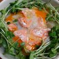 yumelon88's cooksnap of when they made からだにやさしい。鮭と卵のオートミール粥.