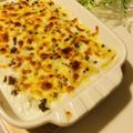 きらら15's cooksnap of when they made じゃがいもと白ねぎのグラタン.