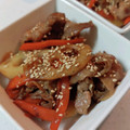 mary_39's cooksnap of when they made 蓮根と豚肉のきんぴら.