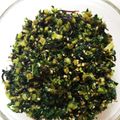 moyusu873's cooksnap of when they made チャーハンにも★大根葉の炒め物.