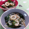 赤い電話's cooksnap of when they made 超簡単！わかめともやしとちくわの和え物♡.