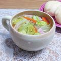 Yukiまむ's cooksnap of when they made 白菜とベーコンのコンソメスープ.
